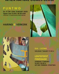 When nature comes close, expositie Alexandra Verkerk en Joop Haring