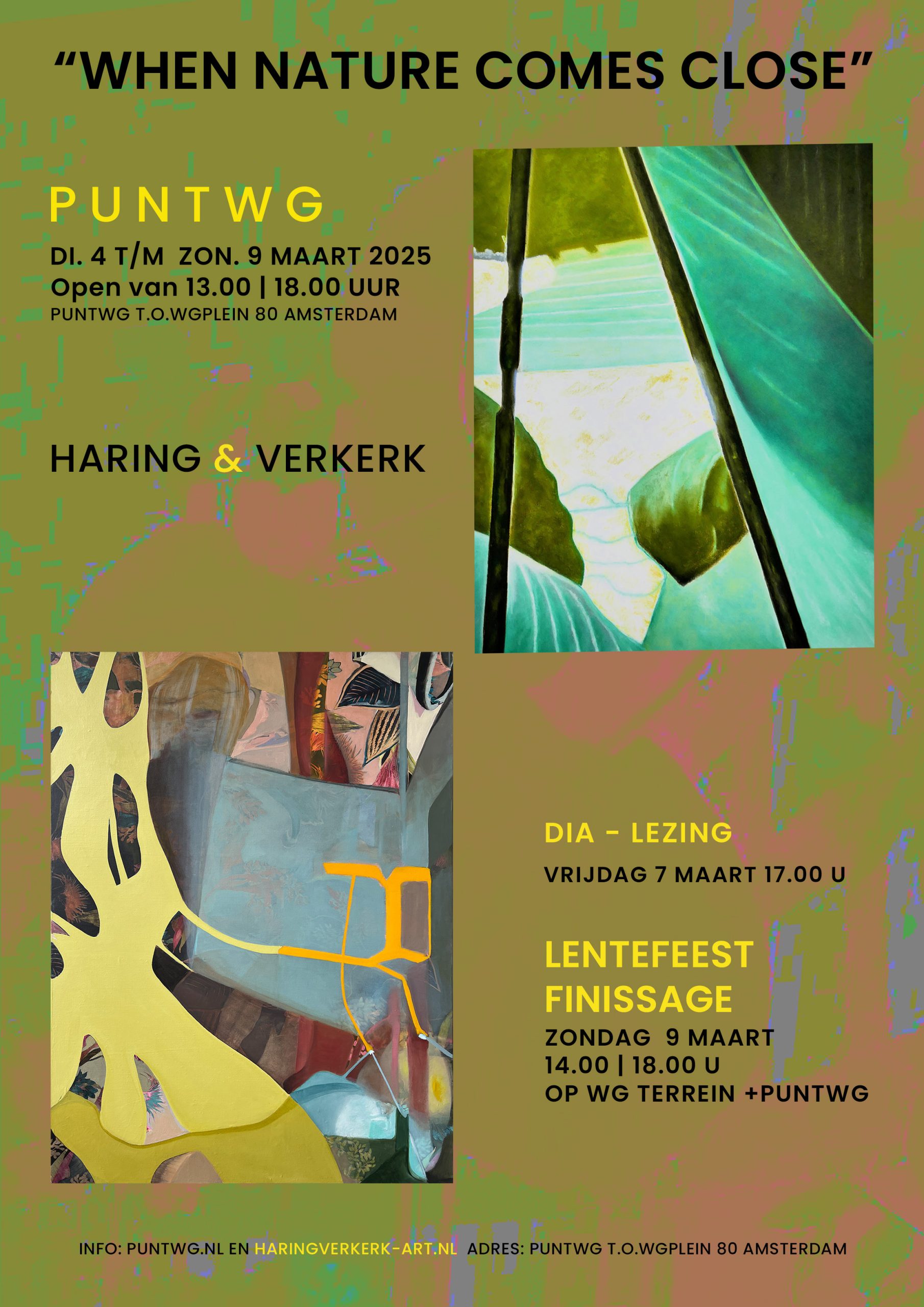 When nature comes close, expositie Alexandra Verkerk en Joop Haring